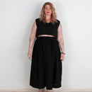 Padmasana Skirt/Dress, rust *botanical dye