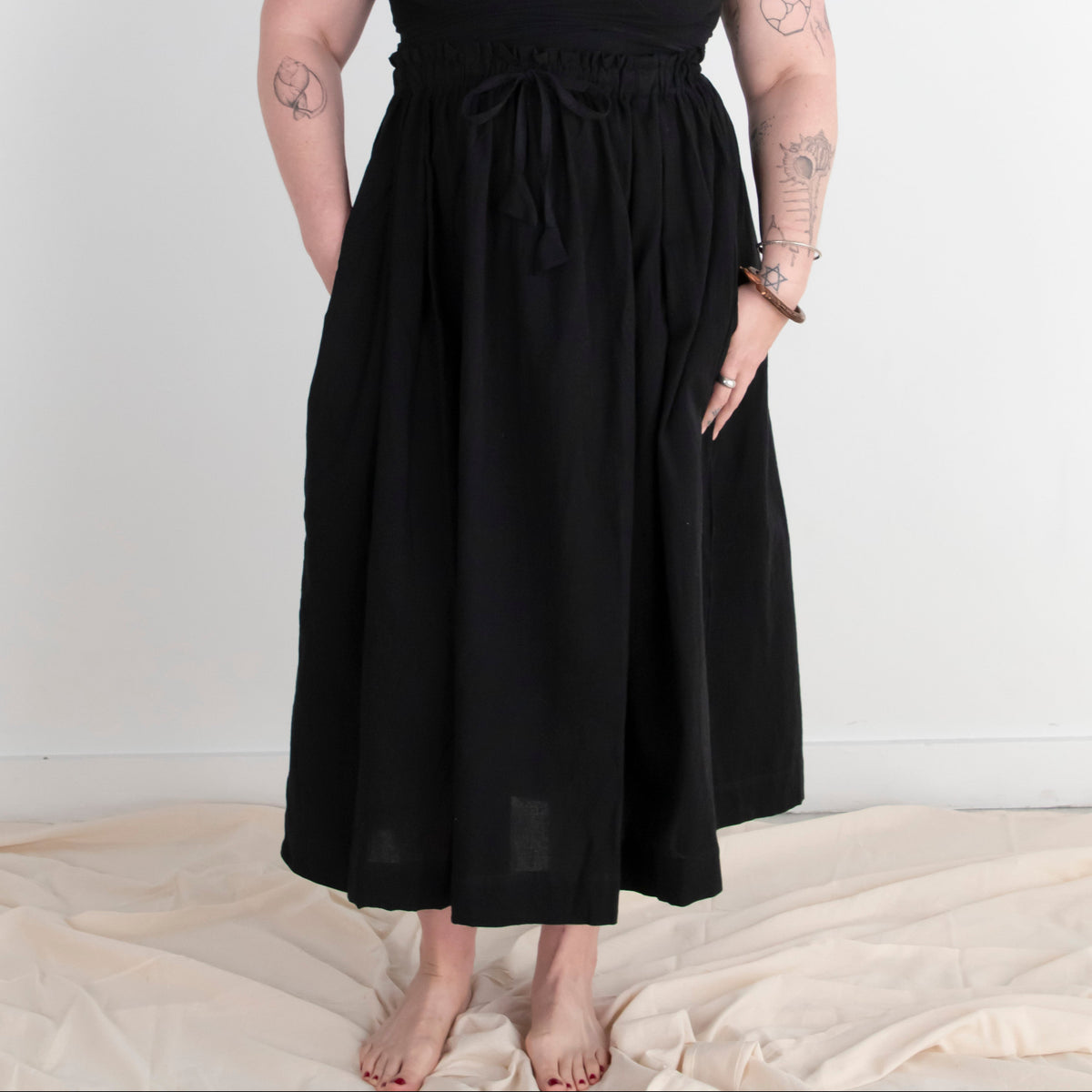 Padmasana Skirt/Dress, black