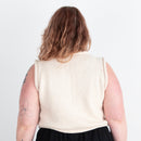 Bidya Sleeveless Sweater, natural cream