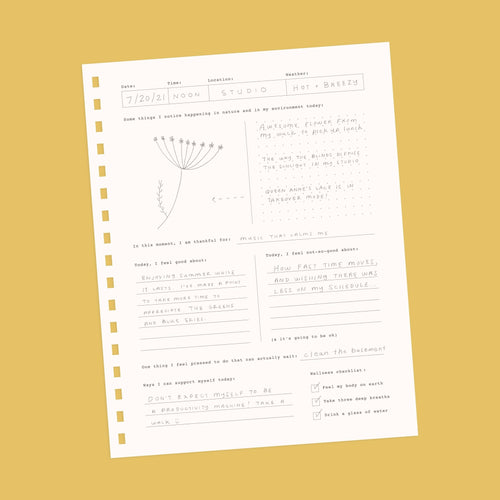 Slow Down Journal - Small World Goods