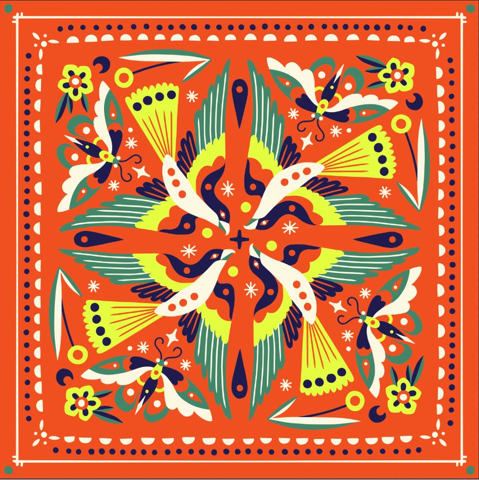 "Summer Breeze" Bandana