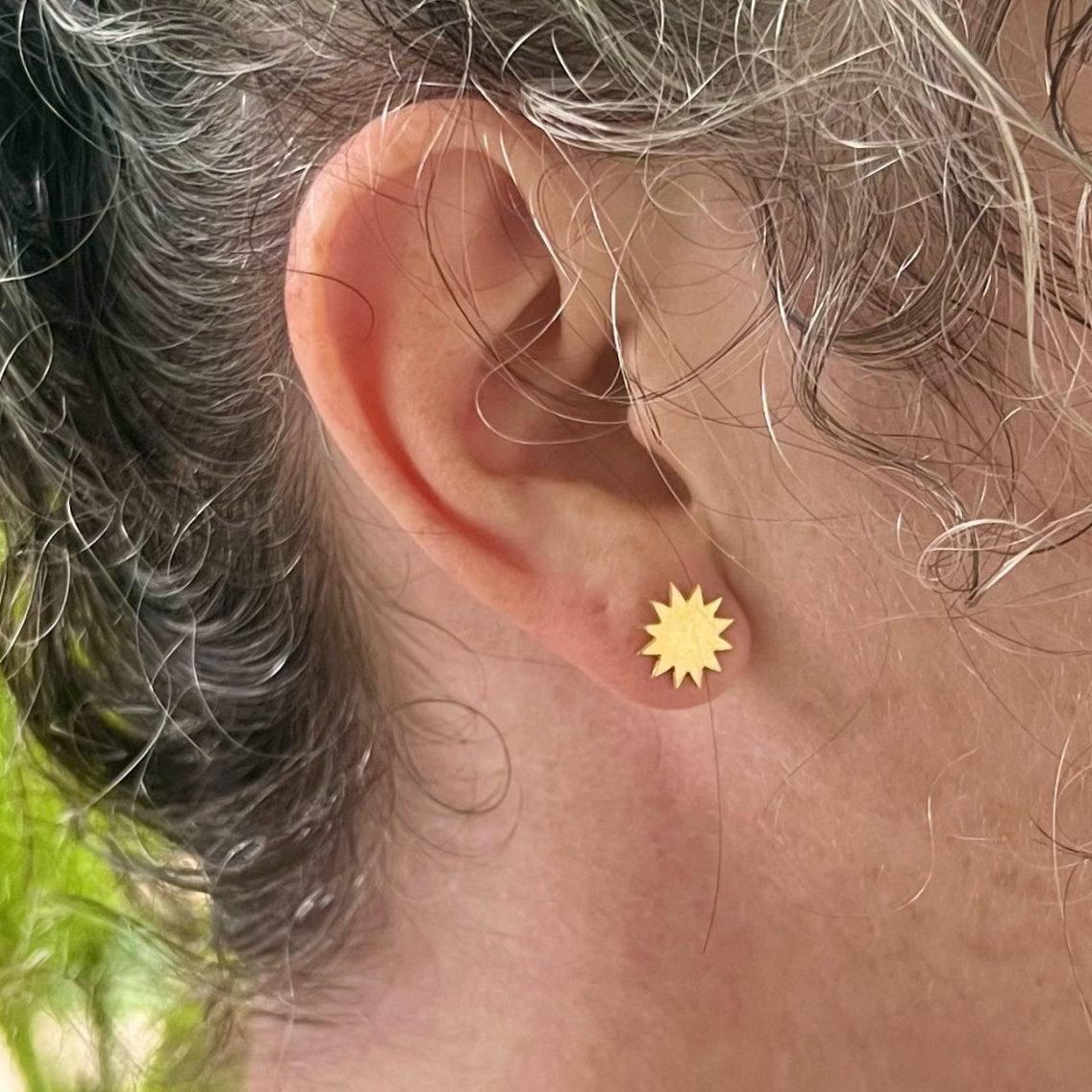 Sun & Moon Stud Earrings - Small World Goods
