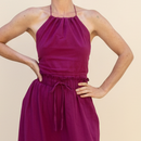 Patan Top, plum double dye