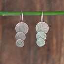 Triple Disk Hill Tribe Earrings - Small World Goods