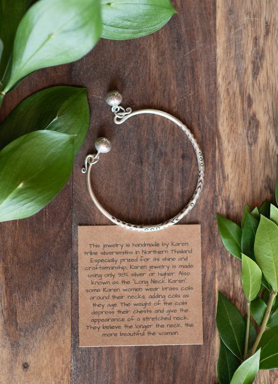 Wide Feather Bracelet - Small World Goods