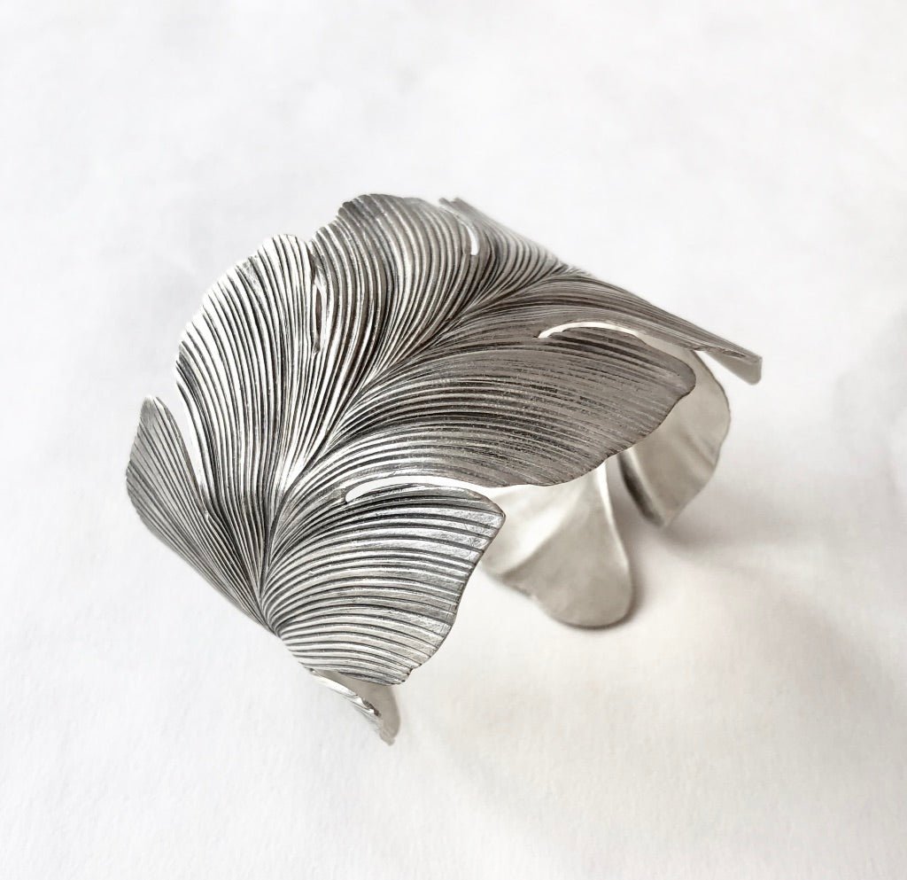 Wide Feather Bracelet - Small World Goods