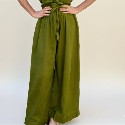 Rabina Trousers, matcha green